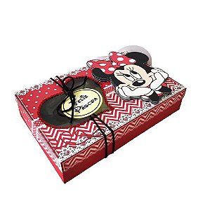 Caixa kit mini confeiteiro Minie Vermelha