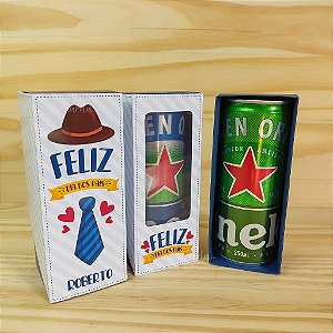 Caixa embalagem para o dia dos pais