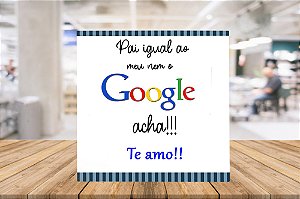 Azulejo Personalizado para o Dia dos Pais 15x15