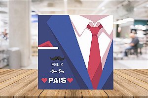 Azulejo Personalizado para o Dia dos Pais 15x15