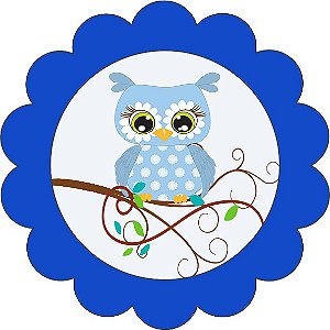 12 Adesivo/rótulo coruja 5x5 ( personalizamos qualquer tema sem o nome do aniversariante)