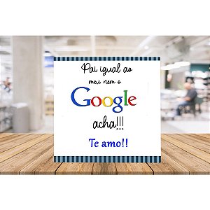 Azulejo personalizado para os dias dos pais 20x20