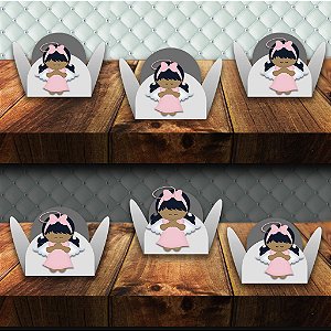 Forminha para docinhos batizado com 100 unidades