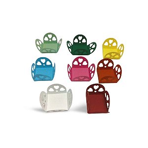 Forminha para casamento 3 corações temos varias cores caixa com 100 unidades