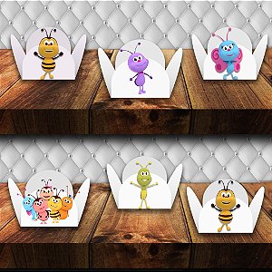 Forminha  para docinhos  bichikids com 100 unidades