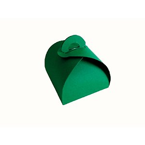 Embalagem para bem casado verde escuro com 100 unidades