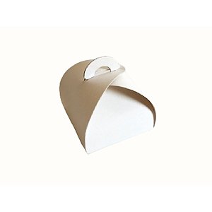 Embalagem para bem casado branco com 100 unidades