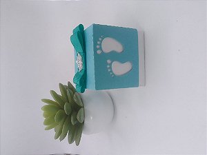 Caixinha para batizado  pezinho