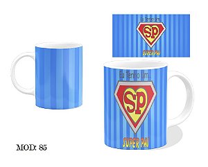 Caneca de porcelana Super Pai