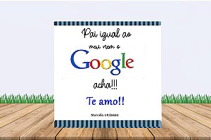 Azulejo Personalizado Dia dos Pais Google