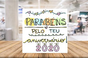 Azulejo Decorativo Aniversário