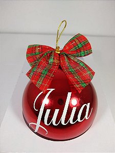 Bolinha de Natal Personalizada com Nome