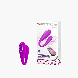 VIBRADOR AUGUST APP CONTROL 12 VIBRAÇÕES