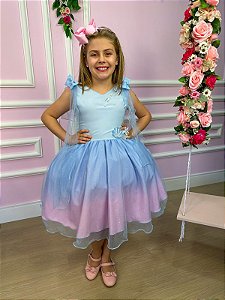 Vestido Princesa Belli Tematico Barbie Pink Glitter - Roupa  Infantil