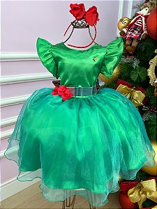 Vestido Infantil Xadrez Vermelho - Little Closet