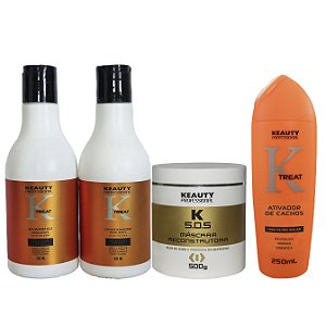 Kit Emoliente - Reconstrução e Ativador de Cachos