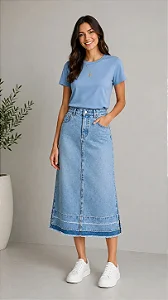 Saia Jeans
