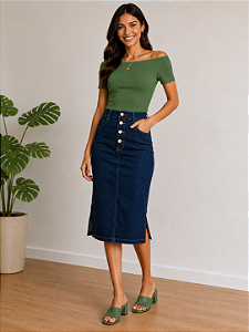 Saia Jeans