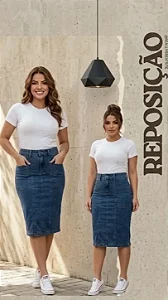 Saia Jeans