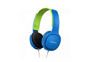 Fone de Ouvido Kids HK2000BL/00 PHILIPS Azul/Verde