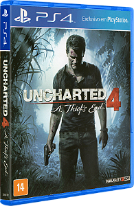 Uncharted 4 A Thief`s End - PS4 Semi Novo