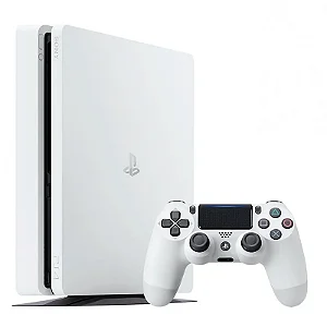 PS4 Slim 500GB Branco - Semi Novo