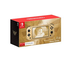 Nintendo Switch Lite Hyrule Edition - Semi novo Destravado 128GB