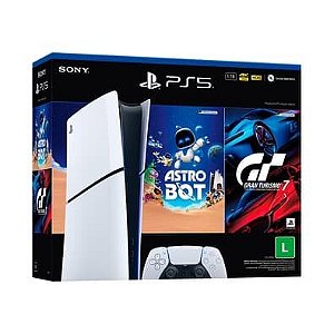 PS5 Slim 1TB Digital New Bundle Astro Bot + Gran Turismo 7