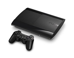 PS3 Super Slim 250GB Destravado + 80 Jogos