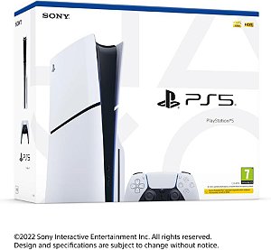 Console PS5 Slim Mídia Física 1 TB