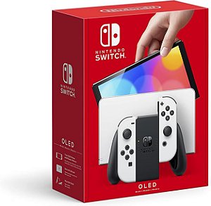 Nintendo Switch OLED Destravado 128GB + 10 Jogos - Semi Novo
