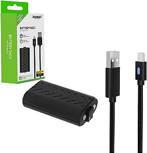 Bateria Recarregável Para Controle Xbox Series + Cabo USB 3 Metros C/LED