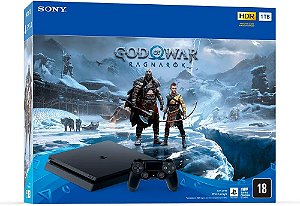 PS4 Slim 1TB Bundle God Of War Ragnarok - Semi Novo