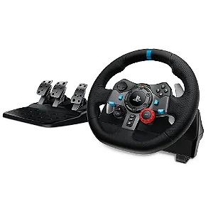 Volante Logitech G29 Driving Force para PS5, PS4, PS3 e PC - Semi Novo