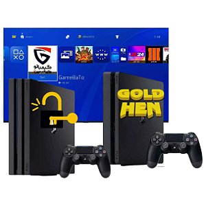 PS4 PRO 1TB Destravado - Semi Novo