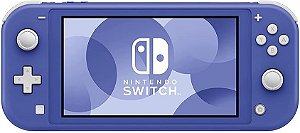 Nintendo Switch Lite Azul Destravado 256gb - Semi Novo