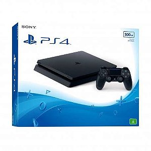 PS4 slim 500GB - Semi novo