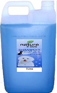 SHAMPOO PELOS CLAROS  PARA CÃES E GATOS NATURE DOG -  5 LITROS