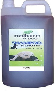 SHAMPOO FILHOTES PARA CÃES E GATOS NATURE DOG -  5 LITROS