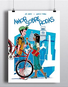 POSTER A3 - CAPA AMOR SOBRE RODAS