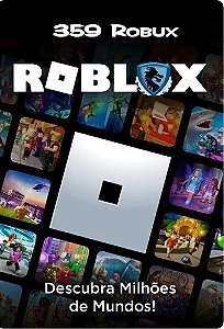 Cartão Roblox - 359 Robux Código Digital