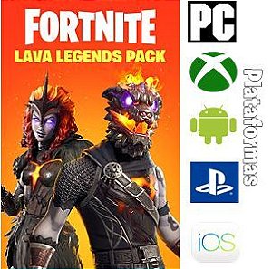 Pacote Lendas Vulcânicas - Fortnite