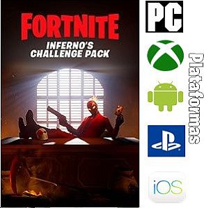 Pacote Desafios Inferno - Fortnite