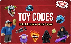 SKINS E ITENS / TOY CODES ROBLOX