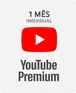 Youtube Premium 1 Mês - Assinatura Youtube Premium Gift Card