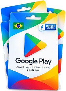 Cartão Google Play - Gift Card Google Play