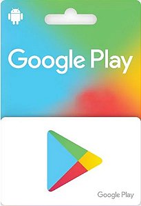 Cartão Google Play Brasil R Reais Playstore Android Card