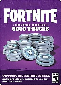 5000 V-bucks - Fortnite