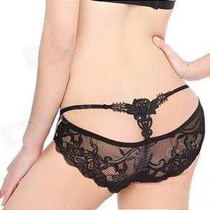 Lingerie de Renda - Preto