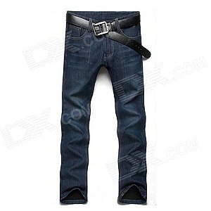 Calças de ganga justas para homem - Azul (Tamanho 34)